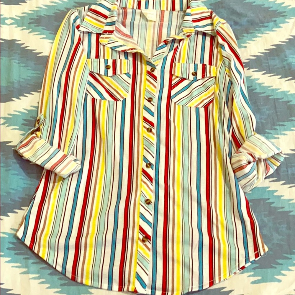 Multi colored shirt